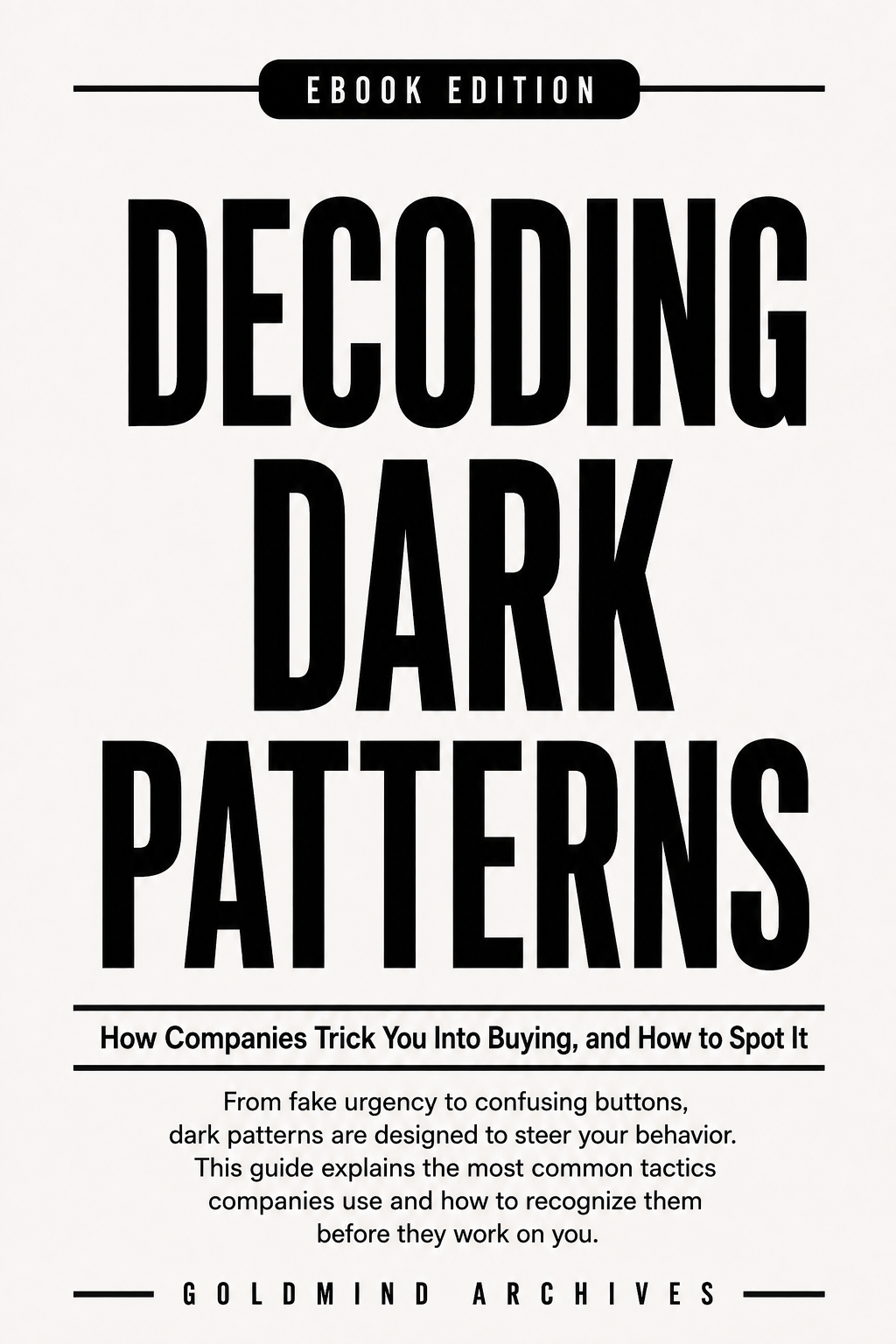 Decoding Dark Patterns cover